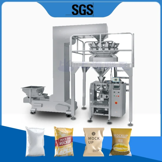 Auto Vertical Bag Sachet Packing Machine for Potato Chips and Sanck Food
